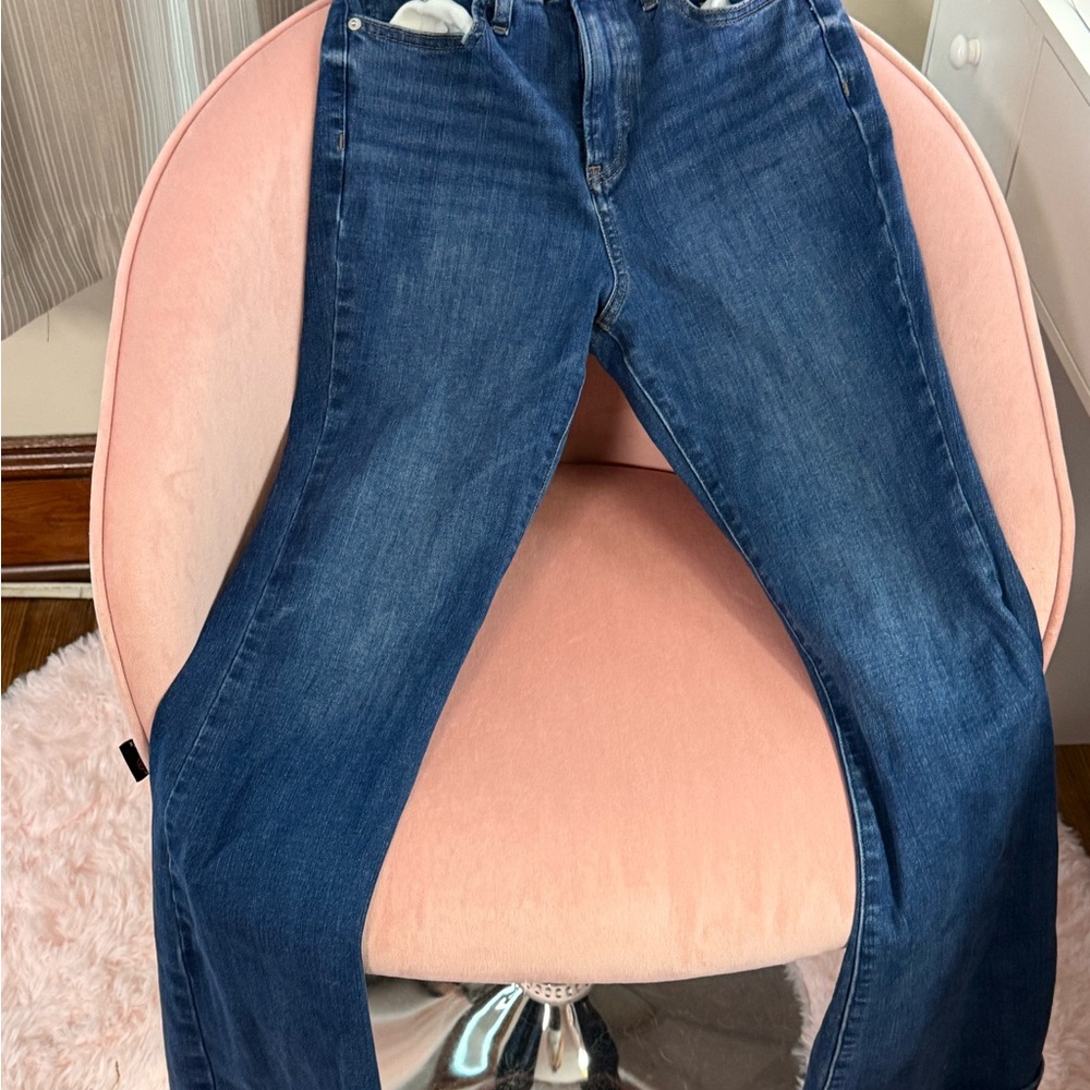 Express Dark Blue Flare Jeans